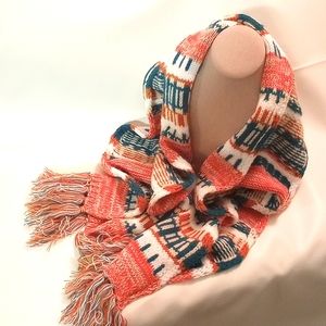 Duluth trading holiday knit scarf NWT